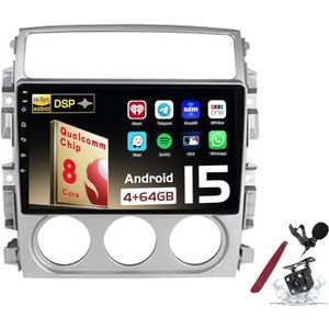 Android 15 Autoradio Sat Navi voor S-uzuki Liana(2004-2008) 9 Inch Touchscreen Multimedia Speler met Draadloze Carplay GPS Navigatie FM RDS Bluetooth 5G-WiFi SWC DSP,M120s