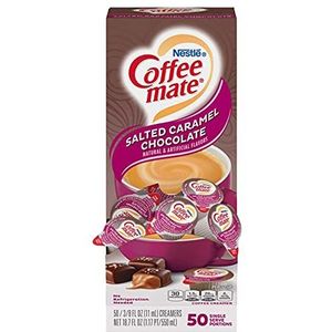 Koffiemaatje Vloeibare Koffie Crème, Gezouten Karamel Chocolade, 0.375 oz Mini Cups, 50/Box NES STCRMCRMR door Koffie-maat