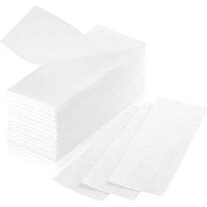 200 stuks wasstrips van papier, niet-geweven wasstrips voor lichaam, gezichtsarmen, benen, haarreiniging en verwijdering