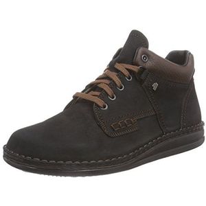 Finn Comfort Linz - Uniseks schoenen, zwart, leer (nubuck/Nevada), zwart, bruin, 39 EU