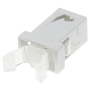 PR-001 kleine deurvergrendeling voor airconditioning-decoder, MS TV EVD DVD-deurafdekking, 10 stuks (kleur: wit)