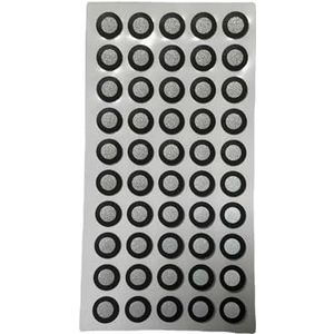 1000 punten binnen 6 mm buiten 10 mm PET hoog reflecterende markerpunten stickers for 3D-scannerpunten voor ondersteunde positionering, kalibratie