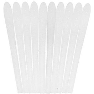 Pack van 10x Siliconen Brillen End Tips Oor Sok Tubes Vervangingen Wit