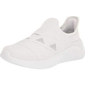 adidas Women's Puremotion Adapt Sportswear Sneaker, White/Grey/White, 6 Wide