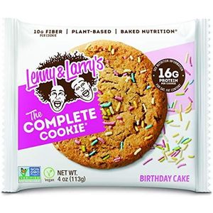 Lenny & Larry's Verjaardagstaart De complete koekje, 113g, pak van 12