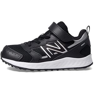 New Balance Baby Boy's Fresh Foam 650v1 Bungee Lace with Top Strap (Infant/Toddler) Black/Metallic Silver 10 Toddler XW
