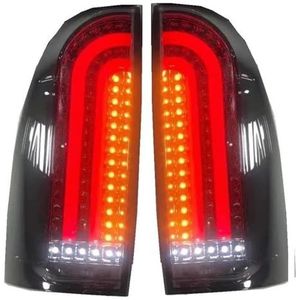 Auto achterlichten Led Achterlichten Voor Toyota Voor Tacoma 2005-2015 Achter Richtingaanwijzer Remlicht Licht Lampen Exterieur Pickup Achterlichten(SMROKE)
