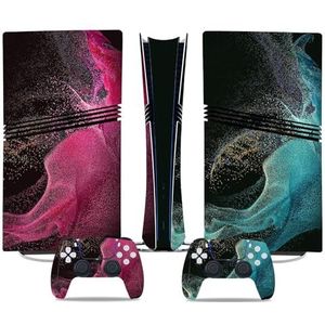 Voor PS5 PRO Skin Digital Edition Console En Controller Vinyl Cover Skins Wraps Krasbestendig, Compatibel Met Voor PS5 Digital Edition Pro 17482 Geen Schuimvorming Bubbelvrij