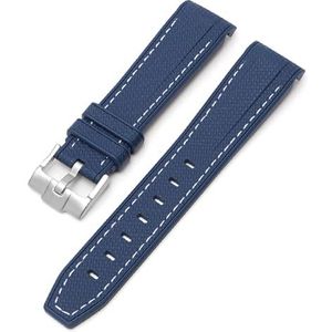 Band voor Omega x Swatch MoonSwatch Horloge 20 mm, Zachte Siliconen Omega X Swatch Moonswatch Speedmaster Vervangingsband, Gebogen Geen Gap Moonswatch Swatch Band voor Mannen Vrouwen, 20mm