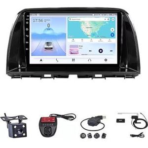 9 Inch Android Auto Radio Multimidia Speler Voor Mazda CX-5 2012-2015 GPS Navigatie WIFI Bluetooth Carplay Android Auto Stereo Radio GPS(4G+WIFI 4G+64G)
