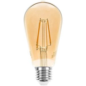 LED Rustika filament Edison ST64 2W E27 goud bekleed 180lm extra warm wit 2200K Retro Nostalgie