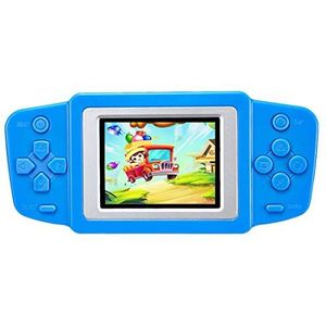 ZHISHAN Draagbare gameconsole voor kinderen met ingebouwde 218 klassieke retro-videogames, oplaadbare draagbare arcadegamespeler, verjaardag voor kinderen, 2,5"" kleurendisplay (blauw)