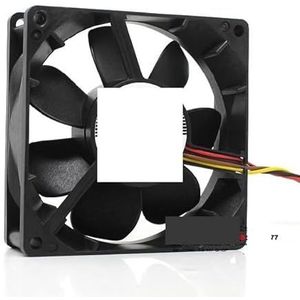 80mm x 25mm ventilator voor Sanyo 9AH0812P4H03 PWM koelventilator – 12V, 0,11A, dubbele kogellagers, 35,2 CFM