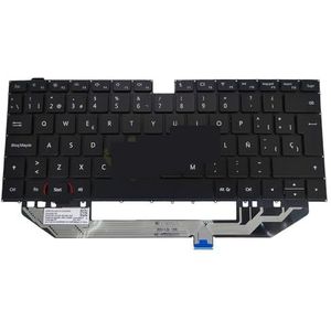 Amerikaans Spaans toetsenbord met achtergrondverlichting voor Huawei voor MateBook X Pro MACH-W19 W29 W09 MACHR-W19L MACHD-WFE9 B7-410 MACH-WAH9LP 9Z.NEXBN.20S(SP start backlit)