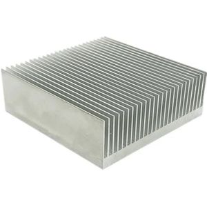 FULIMEI 1x Elektronische Radiator Koelvin Aluminium Heatsink Computer Waterkoeling CPU Chip LED 100 * 100 * 18mm 80 * 80 * 27mm Koellichaam(100x100x18mm)