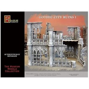 Pegasus PG4930 28 mm Hist. Ruijnen van Gotische gebouwen, hars modelbouwset