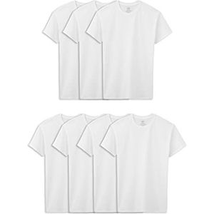 Fruit of the Loom Jongen Ondergoed (Pack van 7), Wit IJs, XS