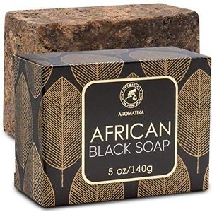 African Black Soap 140g - Hydraterende - Voedende - 100% Natuurlijke Zwarte Zeep met Sheaboter & Kokosolie - Voor Alle Huidtypen - Body Care Secret