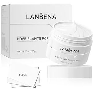 LANBENA Mee-eterverwijderaar, afpelmasker voor neus, gezicht, mee-eterverwijderaar, kit met LANBENA, 29,8 g