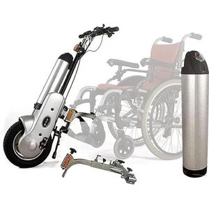 Rolstoeltrekker - 400 W - 12 inch Elektrische Rolstoeltrekker - Handbike - Vaarbereik 35 km - Verwijderbare Batterij