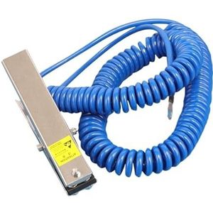 Antistatische Eliminator, Explosieveilige statische aardingsklem Roestvrijstalen geluids- en lichtalarm Tankstation Chemische antistatische klem Aardingsklem Statische klem