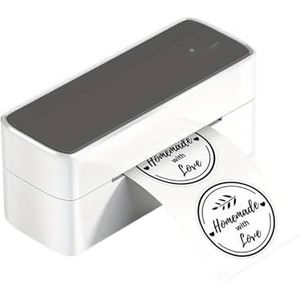 PM 241 BT Verzendingsprinter Draadloze Thermische Labelprinter For Kleine Bedrijven, Compatibel Met Telefoon En Computer Gebruiksvriendelijk(Gray)