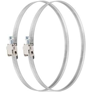 SKIR'CO (10 pcs) Pipe Clips, Plastic Clamps for 12 mm Pipes, U Type Pipe Clamp, Hose Hangers