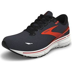 Brooks Heren Ghost 15 Sneakers, Ebony/zwart/kruidig oranje, 42,5 EU, Ebony Schwarz Würziges Orange, 42.5 EU