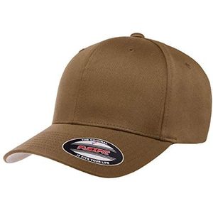 Flex fit Flexfit Athletic Baseball getailleerd Cap voor heren, Coyote Bruin, L/XL