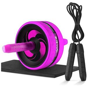 Buikspierroller Oefening Fitness AB Wheel Spiertraining Dubbelwielapparatuur Persrol Abdominale spier Gymapparatuur Gewichtsverlies Ab Wheel (Size : Style 5)