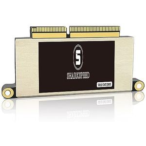 S SHARKSPEED SSD 512GB NVMe voor MacBook Pro M.2 PCIe Gen3.0x4 harde schijf interne upgrade voor MacBook Pro Retina 13 inch A1708 (2016-2017) EMC 3164/2978 Non-Touch Bar