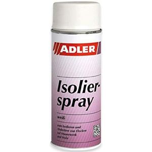 ADLER Isolerende spray 400 ml wit - universeel, witte isolerende verf voor vlekken - vlekblokkering