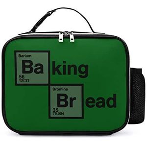 Bakken Brood Chemicals Draagbare Geïsoleerde Lunch Zakken Box Tote Volwassenen Koeltas voor Mannen & Vrouwen Werk Picknick