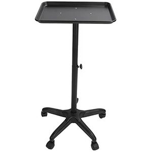 Salonblad, Aluminium Salon Rolling Tray Kar Trolley met Wielen, Verstelbare Hoogte, Beauty Spa Service Tray Instrument Opbergvak, voor Kappers, Tattoo