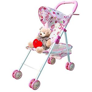 Poppen, buggy, poppenwagen, kinderwagen, speelgoed, kinderbabypop, speelgoedparaplu, vouwkinderwagen, rollenspeelgoed, pop, buggy, kinderwagen, kindermeisjespop-accessoires