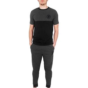 Chelsea Heren pyjama lange premium set OFFICIEEL voetbalcadeau, Grijs, L