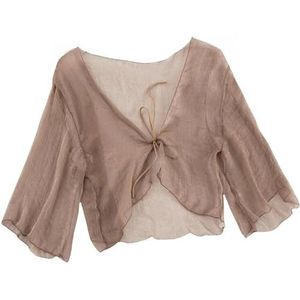CuLtP - Bolero - Dames - Bruin - Chiffon - Lichtgewicht
