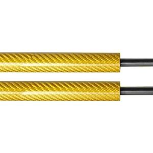 550 Mm Achterklep Lift Ondersteunt Kofferbak Kofferbak Gasveren Veren Dempers Voor SUZUKI Voor IGNIS II Terreinwagen 2003-2024(Yellow carbon fiber)