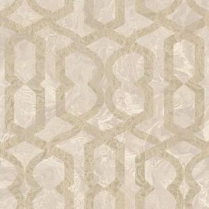 behang marmer goud en beige 106 cm x 10 m - van Sanders & Sanders