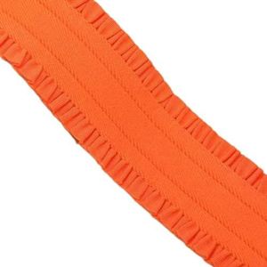 Hoge elasticiteit elastische riem verdikte duurzame tailleband Elastiek kant brede riem broek taille rok speciale accessoires-oranje-50mm-2m