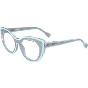 Halloween cadeau, Unisex acetaat optische monturen met heldere lenzen, veelkleurig, 139x142mm(A)