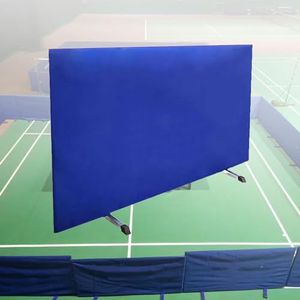 Tafeltennisschot, Opvouwbaar Hekwerk Rondom Obstakelblok, Draagbaar Tijdelijk Scheidingsscherm For Scholen En Stadions (zes Kleuren Optioneel) (Color : Blue, Size : 140x75CM-4PCS)