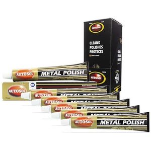 Autosol 6x Autosol metaalpolish chroomglans metaalpolish chroom polish 75 ml