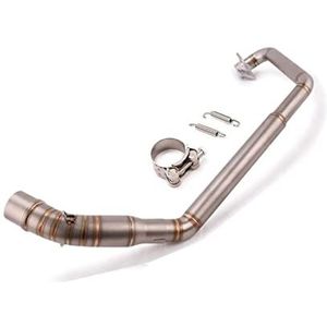 LFYEQZ Voor CBR150 Voor CBR150R Voor CB150R Motorfiets Uitlaat Voor Midden Buis Link Pijp Rvs Styling Accessoires