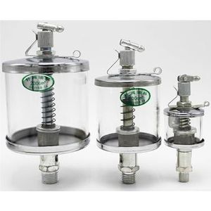 Zwaartekracht Druppelolie-apparaat, Smeerbeker Met Kijkglas, Metrische Buitendraad M6-M16 En Capaciteit 16-600 Ml (1 Stuk) | For Consistente Smering Van Gereedschapsmachines(M14x1.5-200ML)