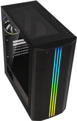 BITFENIX Saber Mesh FRGB pc-behuizing, middelgroot (zwart)