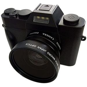 Actiecamera's 4K High Definition 16x Digital Camera Micro Single Retro met WiFi Time-Lapse Opname Professionele Digitale Camera Vlog Meerdere opnamemodi, eenvoudig fotograferen (Size : Wide angle mir