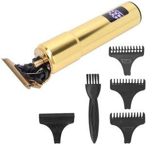 BROLEO Tondeuse, draadloze oplaadbare tondeuse voor thuis voor kapsalon voor mannen (goud)