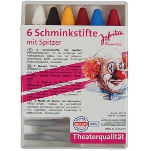 Make-upstiftensets, 6 kleuren