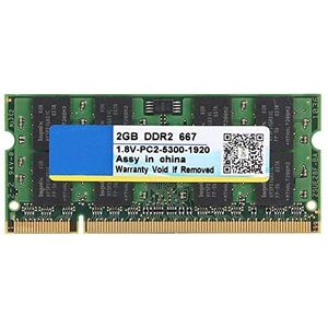 2 GB laptopgeheugen, DDR2 667 MHz 2 GB 200Pin PC2-5300 laptopgeheugen voor Intel/AMD-moederborden